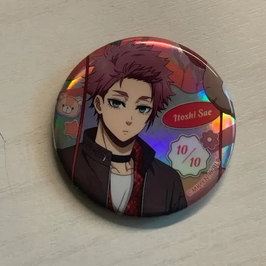 [BUNJANG] Blue Lock Itoshi Sae Can Badge / 블루록 이토시 사에 캔뱃지