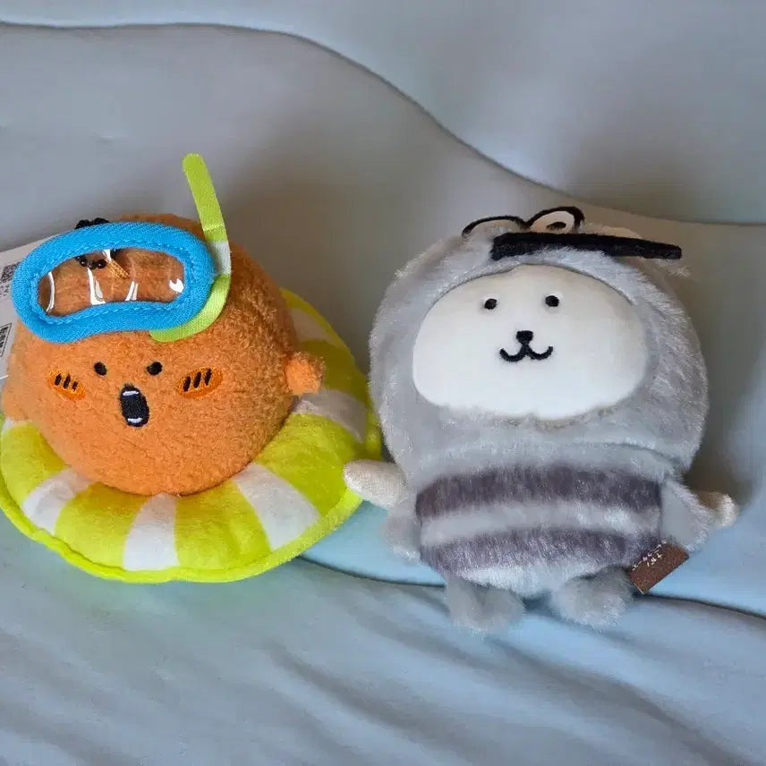 [BUNJANG] Nagano Market Damu Bear &amp; Mosquito Bear Figure Bundle Set / 나가노마켓 농담곰 모기곰  수영 고로케 일괄 판매