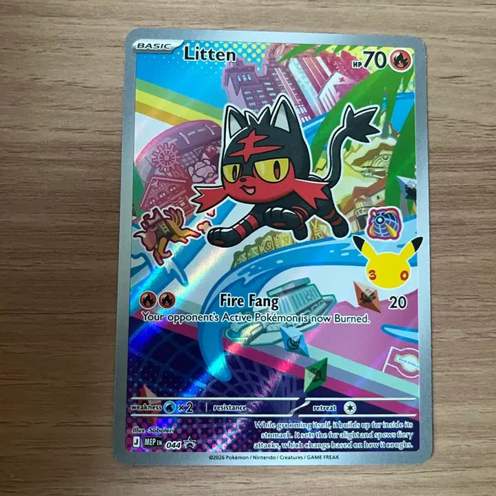 [BUNJANG] Pokemon Card 30th Anniversary Nyaovul North American Edition / 포켓몬카드 리턴 30주년 기념 냐오불 북미판