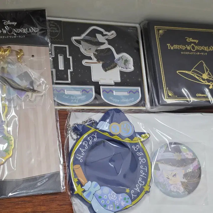 [BUNJANG] Twisted-Wonderland Azul Ashengrotto 2023 Bloom Birthday Acrylic Stand, Brooch, Badge Set / 트위스테 아즐 2023 생일 굿즈 아크릴스탠드 브로치 뱃지 블룸버스데이