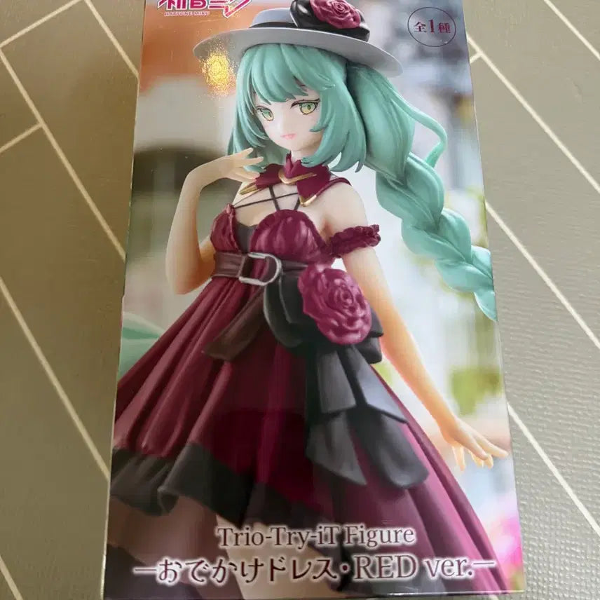 [BUNJANG] Furyu Vocaloid Hatsune Miku Dress Red Figure / 후류 Trio-Try-iT 피규어 보컬로이드 하츠네 미쿠 드레스 레드