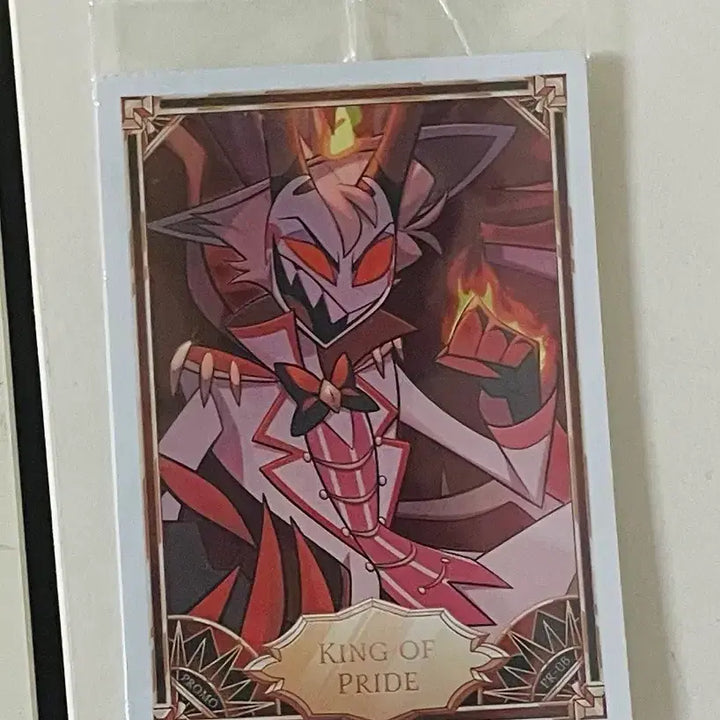 [BUNJANG] Hazbin Hotel Lucifer King of Pride Promo Card (Unsealed) / (내일까지 판매, 최종가/ 해즈빈호텔 루시퍼 미개봉 프로모 카드)