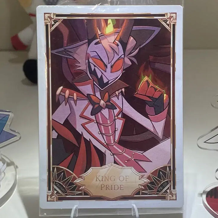 [BUNJANG] Hazbin Hotel Lucifer King of Pride Promo Card (Unsealed) / (내일까지 판매, 최종가/ 해즈빈호텔 루시퍼 미개봉 프로모 카드)
