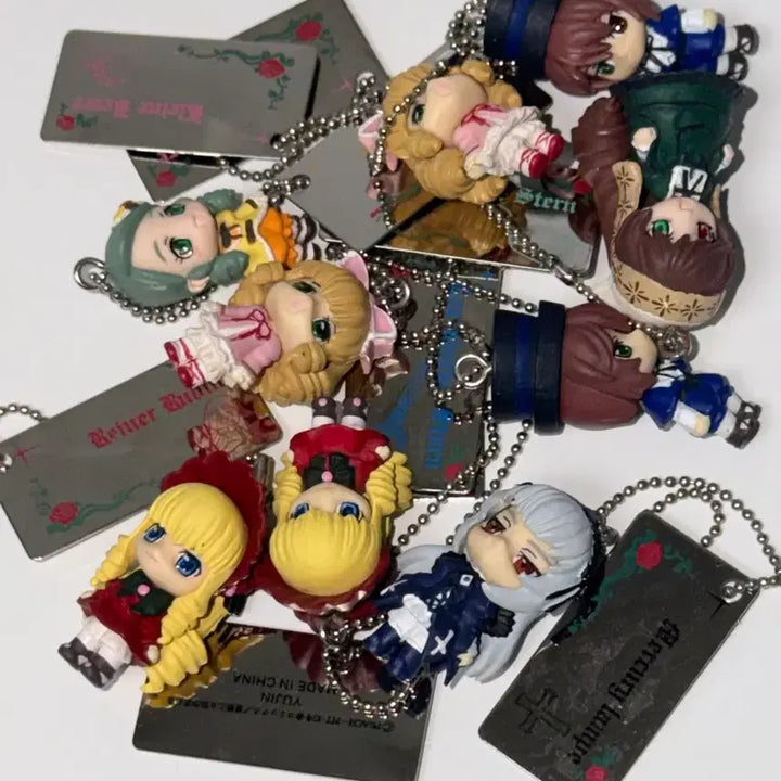 [BUNJANG] Rozen Maiden Mini Figure Mascot Classic Chain Gachapon Bundle Set / [일괄] 로젠메이든 미니 피규어 마스코트 고전 체인 가챠