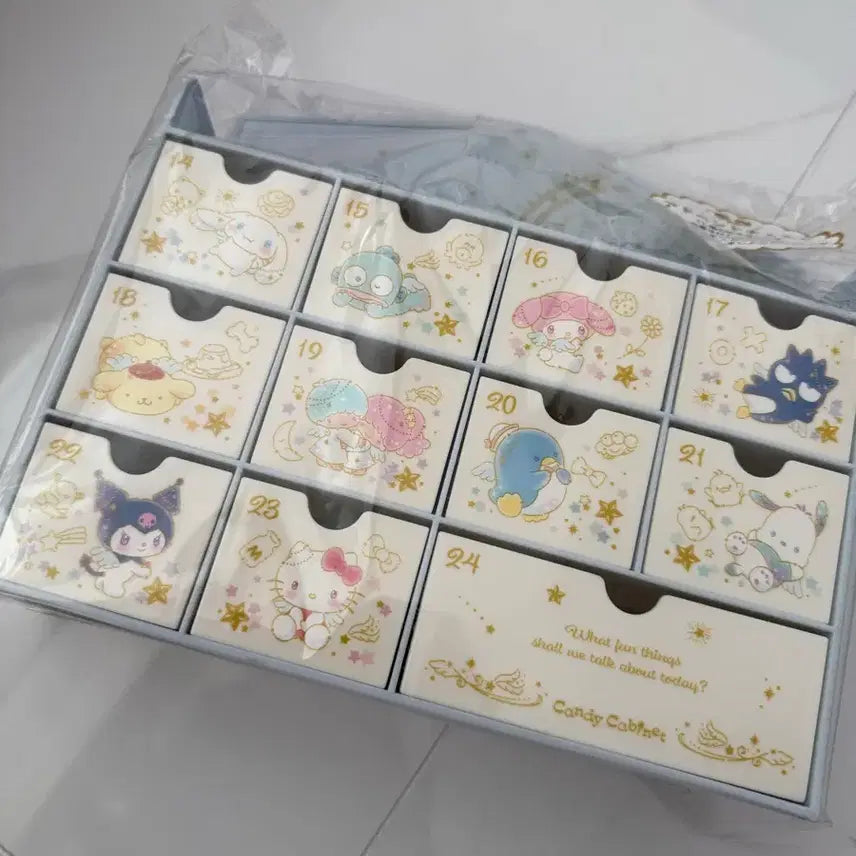 [BUNJANG] Sanrio Characters Calendar Box Storage / 정리중)) 고전 산리오 캐릭터 캘린더 수납함