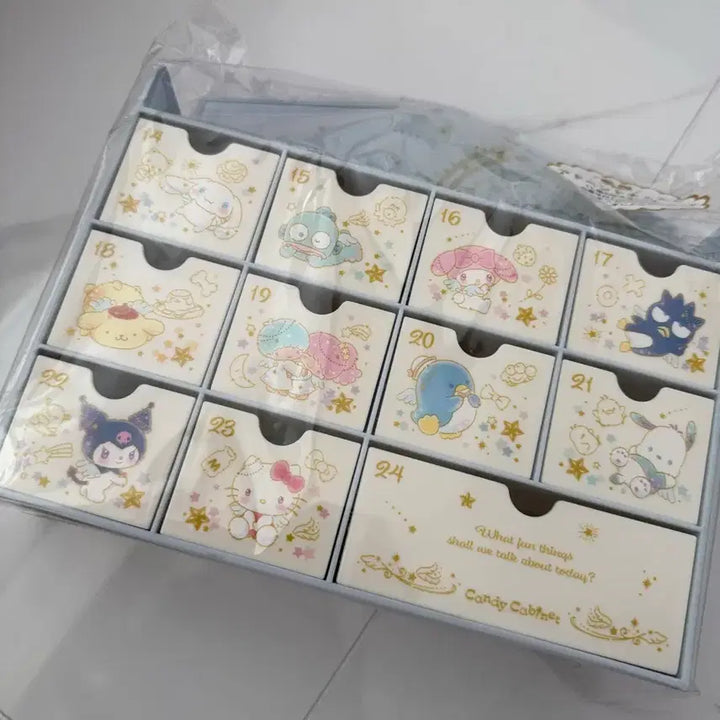 [BUNJANG] Sanrio Characters Calendar Box Storage / 정리중)) 고전 산리오 캐릭터 캘린더 수납함