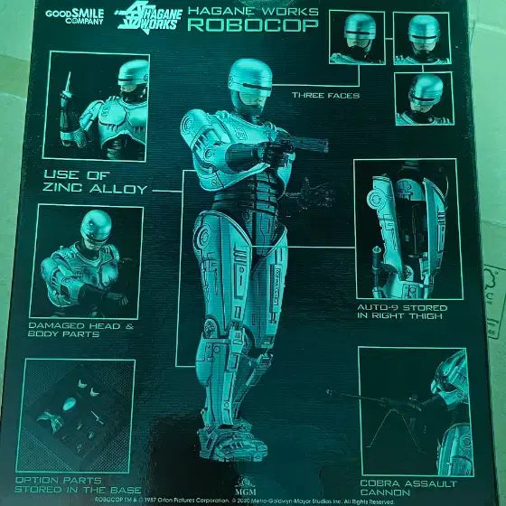 [BUNJANG] Hagane Works Robocop Diecast Figure / HAGANE WORKS 로보캅 합금 피규어