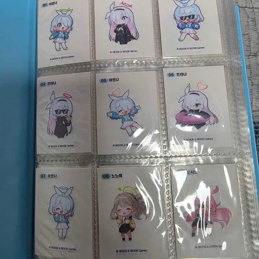 [BUNJANG] Blue Archive GS25 1st Edition Sticker Collection / 블루아카이브 gs25 1차 띠부씰 올컬렉
