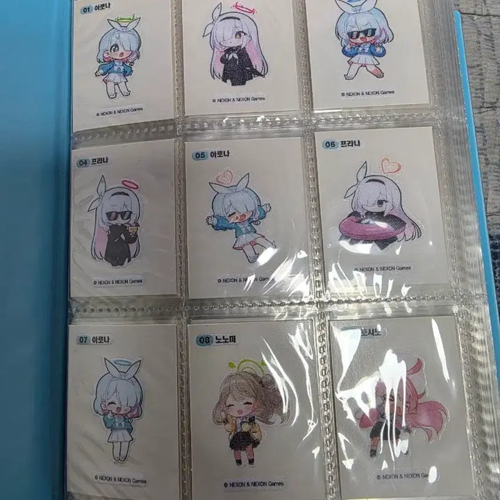 [BUNJANG] Blue Archive GS25 1st Edition Sticker Collection / 블루아카이브 gs25 1차 띠부씰 올컬렉