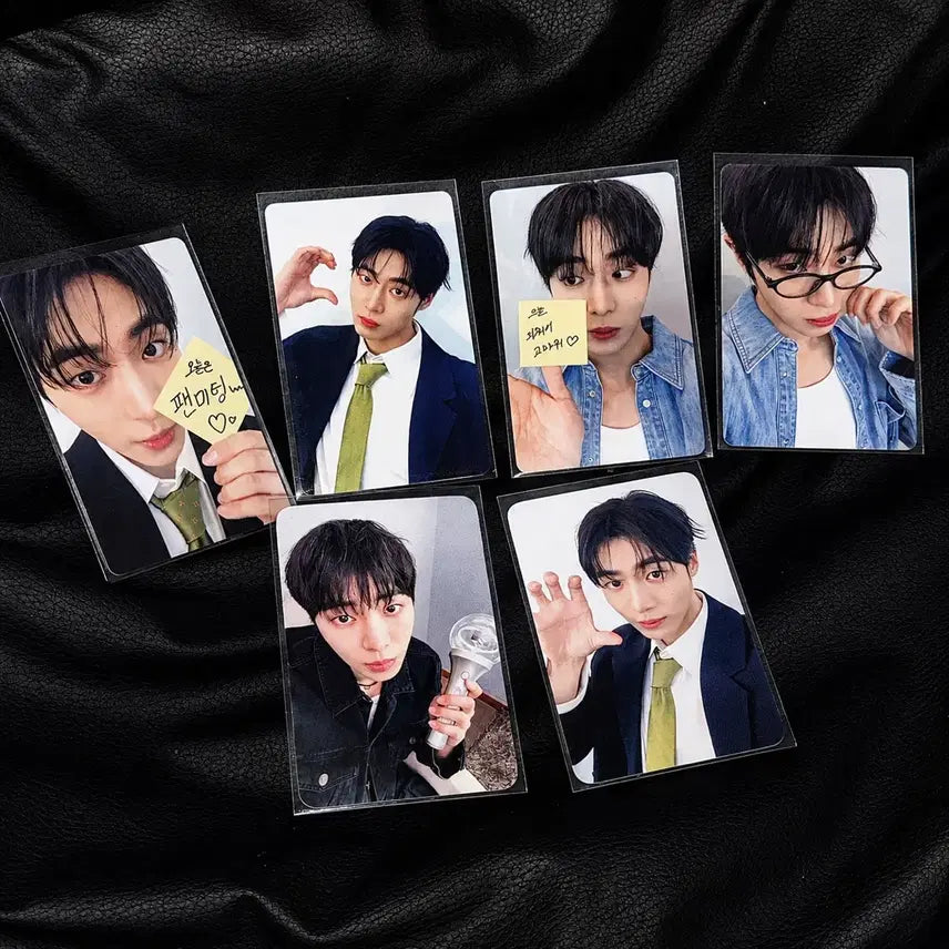 [BUNJANG] YEONGWOO Fan Meeting Day &amp; Night Lucky Draw Photocard Bundle Set &amp; Light Stick Photocard / 추영우 팬미팅 낮공 밤공 &amp; 응원봉 포카 일괄 추영우 포카
