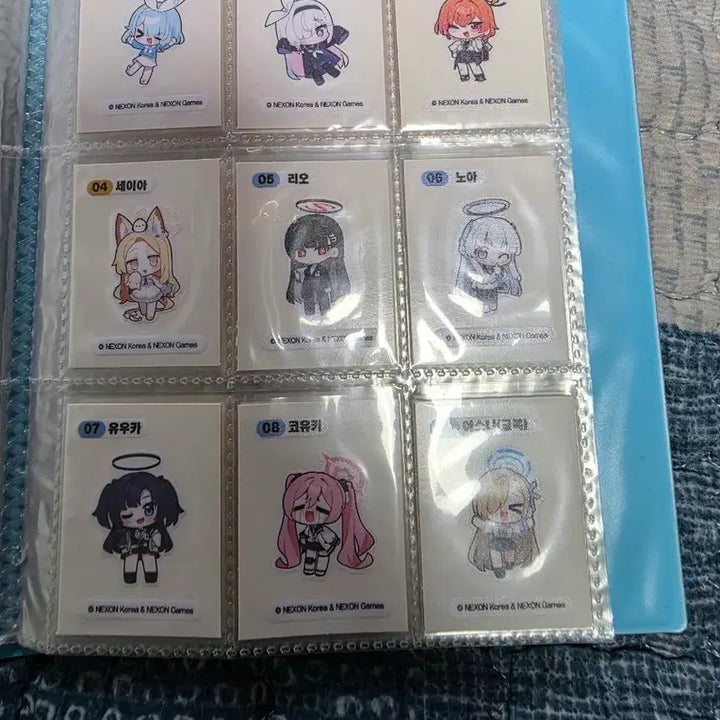 [BUNJANG] Blue Archive GS25 2nd Edition Sticker Collection Complete Set / 블루아카이브 gs25 2차 띠부씰 올컬렉