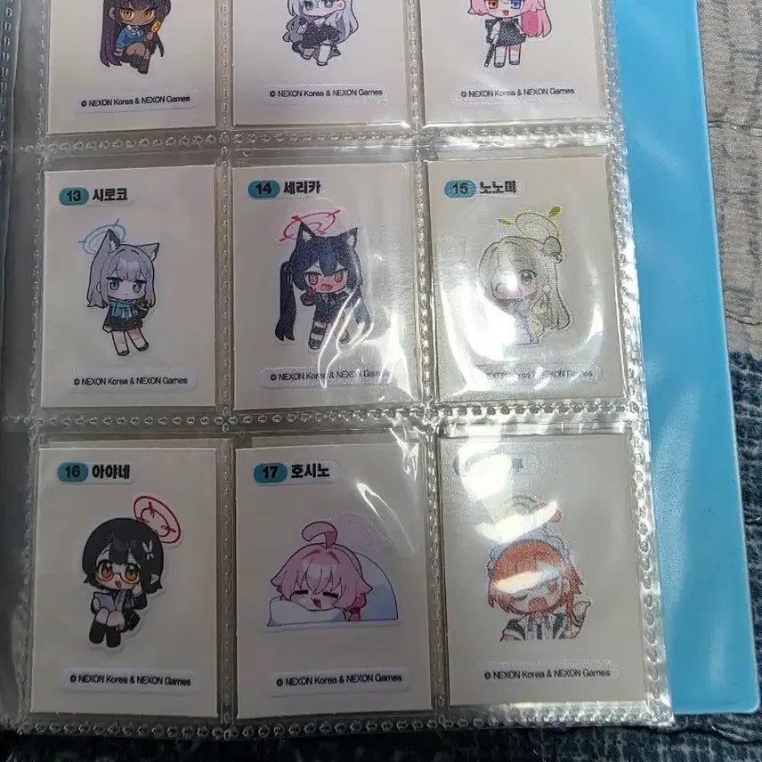 [BUNJANG] Blue Archive GS25 2nd Edition Sticker Collection Complete Set / 블루아카이브 gs25 2차 띠부씰 올컬렉