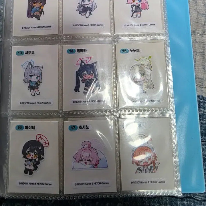 [BUNJANG] Blue Archive GS25 2nd Edition Sticker Collection Complete Set / 블루아카이브 gs25 2차 띠부씰 올컬렉