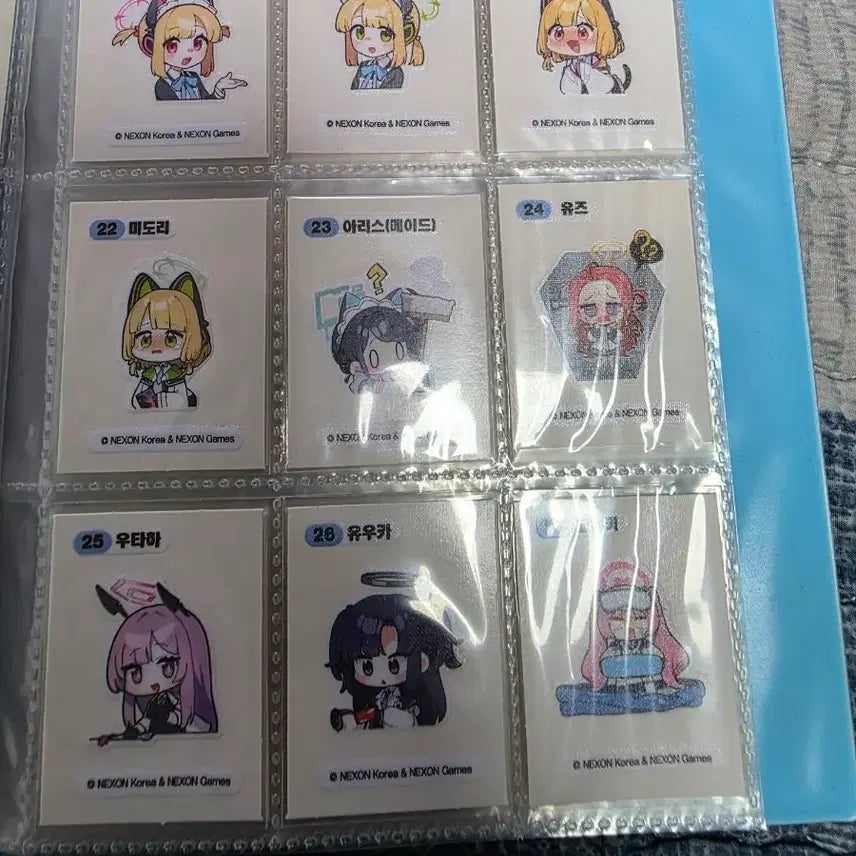 [BUNJANG] Blue Archive GS25 2nd Edition Sticker Collection Complete Set / 블루아카이브 gs25 2차 띠부씰 올컬렉