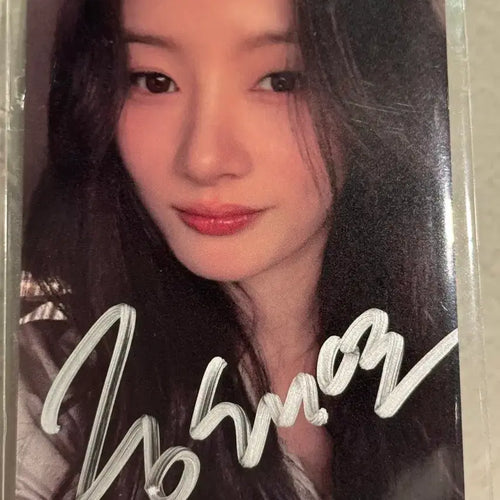 [BUNJANG] IOI Mnet Plus Jung Chaeyeon Signed Photocard / 아이오아이 엠넷플러스 정채연 싸인포카