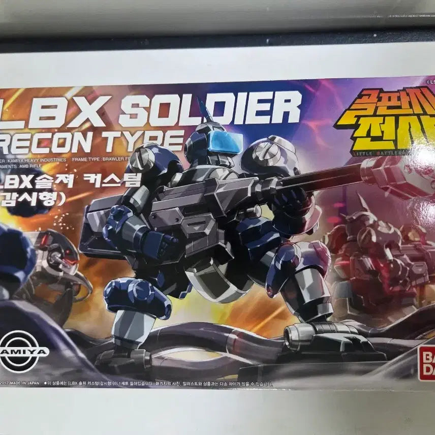 [BUNJANG] Bandai Cardboard Senki LBX Soldier Custom (Recon Type) Plastic Model Kit / [미개봉] 반다이 골판지전사 - LBX 솔져 커스텀 (감시형) 프라모델