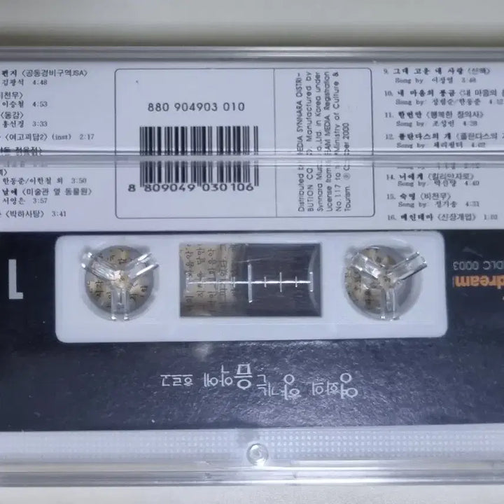 [BUNJANG] Sealed Cassette Tape "The Scent of the Movie Flows in Music" / 영화의 향기는 음악에 흐르고 (미개봉 카세트테이프)