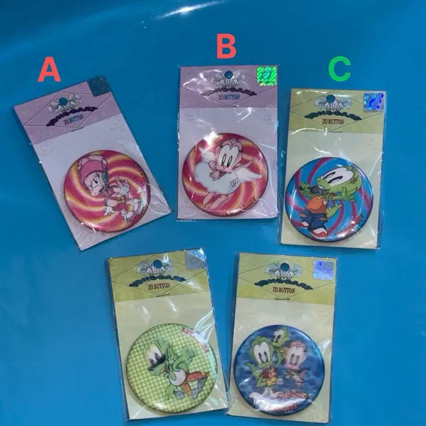[SOLD OUT] 고전문구 용가리 2D 틴 버튼 배지