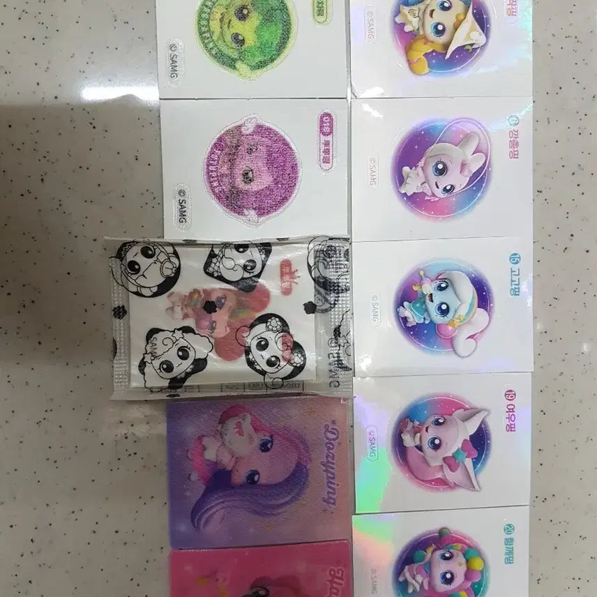 [BUNJANG] Hachyuping Sticker 10 Set Bundle / 일괄)하츄핑스티커 10종 세트