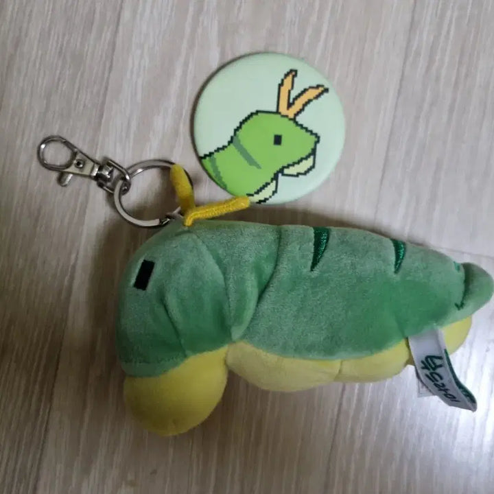 [BUNJANG] Budurami Plush Keychain &amp; Badge Set / 부드라미 화났어요 인형 키링 뱃지