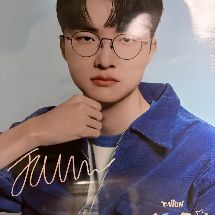 [BUNJANG] T1 Faker Woori Bank Poster + Group Photocard / 티원 페이커 우리은행 포스터+단체포카