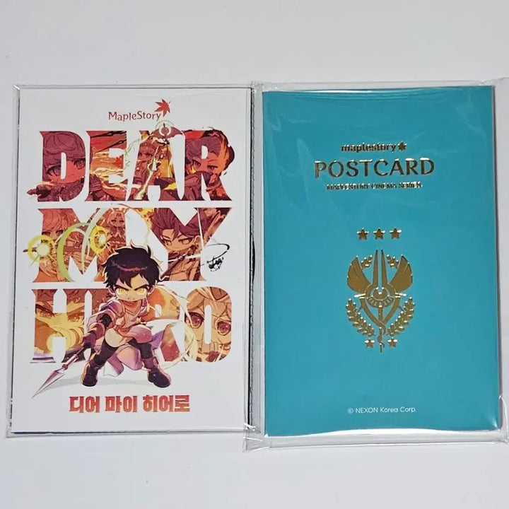[BUNJANG] Dear My Hero Postcard Book &amp; Double-Sided Art Postcard Set / [정가판매] 디어 마이 히어로 엽서북 &amp; 양면 원화 엽서 세트