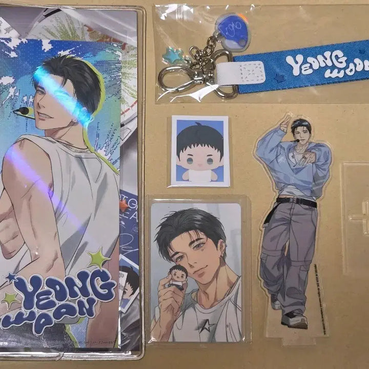 [BUNJANG] Sparkles Backlight Showcase Kit + Baek Youngwoon Acrylic Stand Bundle Set / 스파클즈 백라이트 쇼케이스키트