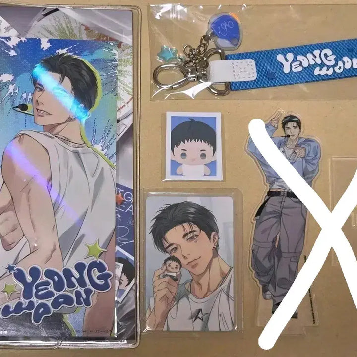 [BUNJANG] Sparkles Backlight Showcase Kit + Baek Youngwoon Acrylic Stand Bundle Set / 스파클즈 백라이트 쇼케이스키트