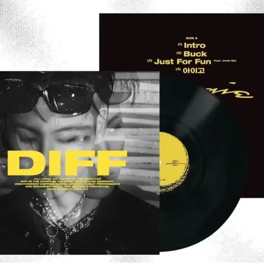 [BUNJANG] Coogie DIFF Vinyl LP Album (New, Sealed) / 쿠기 coogie DIFF 바이닐 LP 앨범 새 상품 미개봉