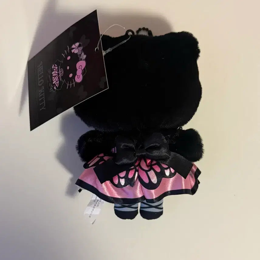[BUNJANG] Sanrio Hello Kitty Butterfly Black Kitty Mascot Plush / 산리오 헬로키티 버터플라이 블랙키티 마스코트 인형