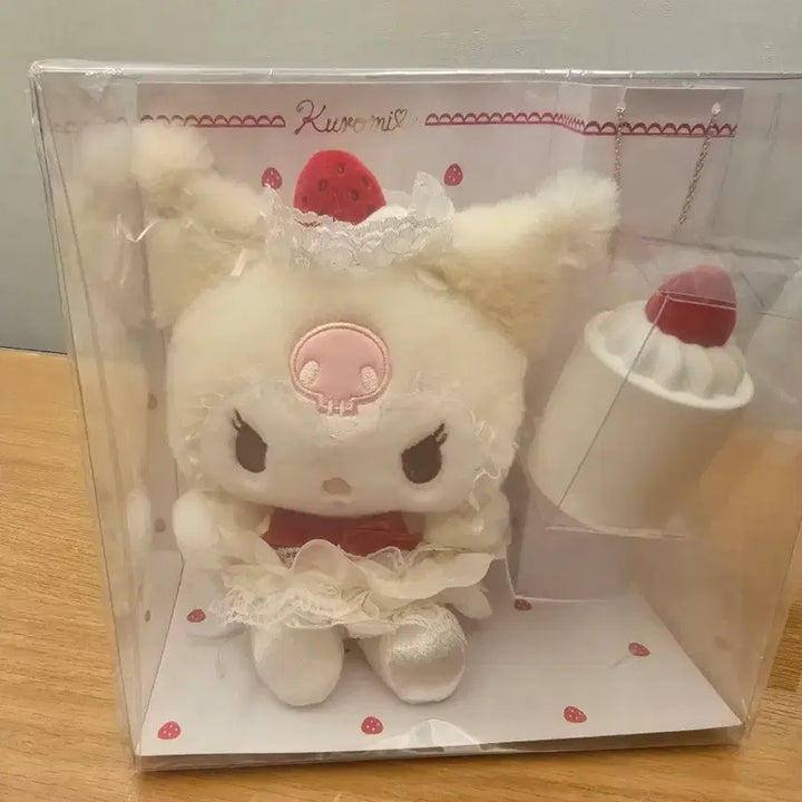 [BUNJANG] Sanrio Kuromi Shortcake Series 1 Plush &amp; Accessories Set (Sealed) / 산리오 쿠로미 쇼트케이크 1탄 누이 인형 및 악세서리 미개봉