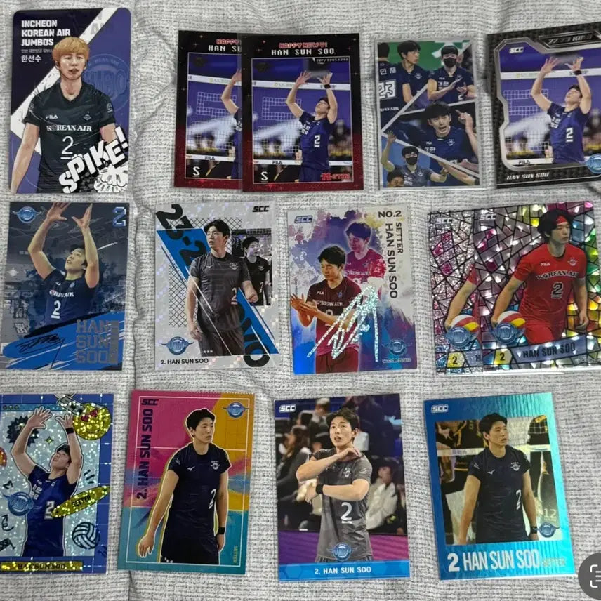 [BUNJANG] Korean Air Jumbos Kwak Seung-seok &amp; Han Sun-su Bundle Set: Cards &amp; Merchandise / 대한항공점보스 곽승석, 한선수 온갖 카드 + 굿즈 일괄 급처