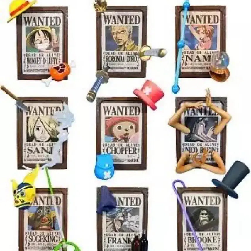 [BUNJANG] One Piece 10th Anniversary Straw Hat Pirates Wanted Posters Collection / 원피스 10주년 밀짚모자 해적단 수배서 컬렉션 팝니다