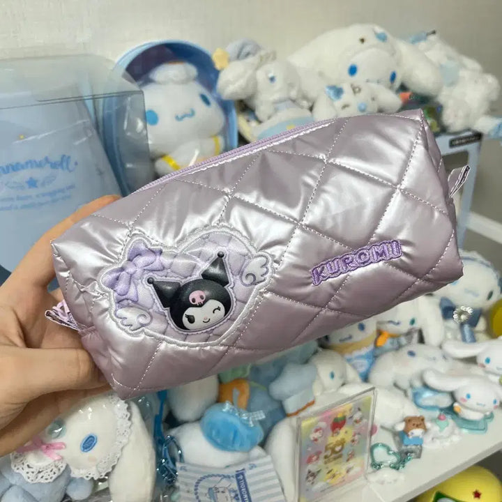 [BUNJANG] Sanrio Kuromi Quilting Pouch / 산리오 쿠로미 쿠지 파우치