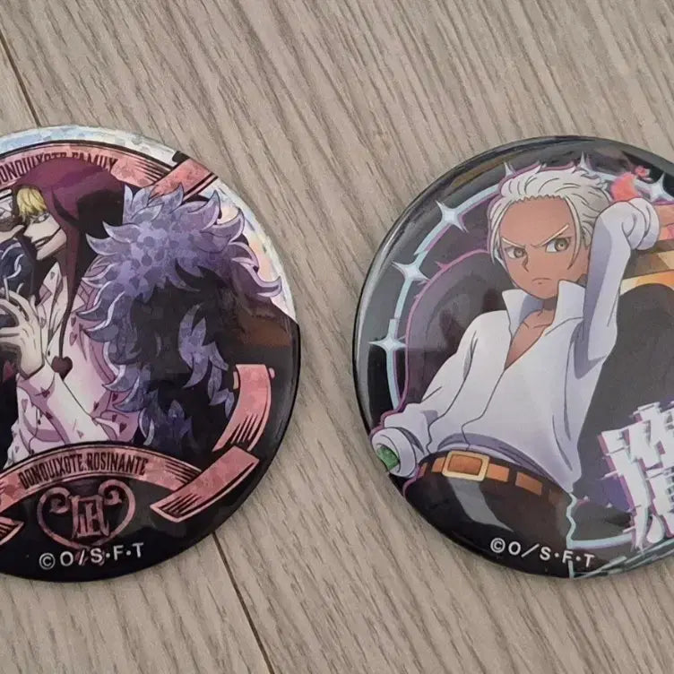[BUNJANG] One Piece Corazon Mihawk Seraphim Can Badge Bundle Set / 원피스 코라손 미호크 세라핌 캔뱃지 일괄