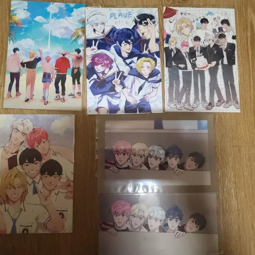 [BUNJANG] PLAVE Bambi Acrylic Stand + Photo Booth Print + 22 Postcards Bundle Set / [일괄) 플레이브 밤비 아크릴 스탠드 + 프박 인화/엽서 22장 일괄