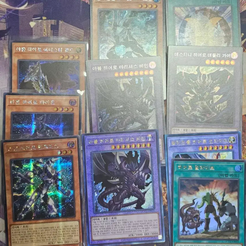 [BUNJANG] Yu-Gi-Oh! HERO Bundle Set / 유희왕 비전히어로, 이블히어로 일괄 