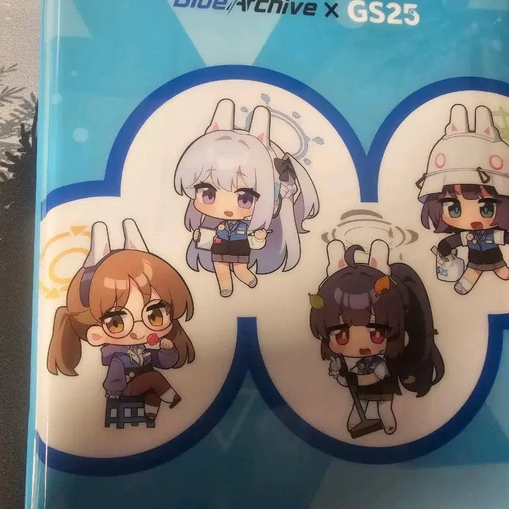 [BUNJANG] Blue Archive GS Collaboration 1st All Collection Mini Sticker + Collector Book + Bonus / 블루아카이브 gs콜라보 1차 올컬렉 띠부씰 + 콜렉터북 + 서비스
