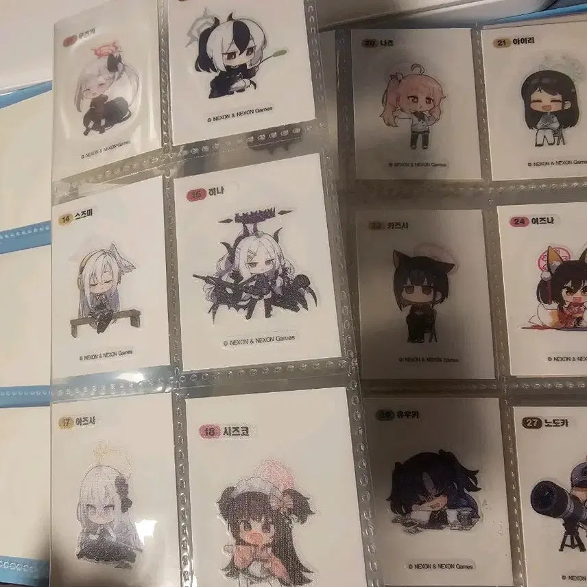 [BUNJANG] Blue Archive GS Collaboration 1st All Collection Mini Sticker + Collector Book + Bonus / 블루아카이브 gs콜라보 1차 올컬렉 띠부씰 + 콜렉터북 + 서비스