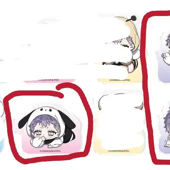 [BUNJANG] Neochatpa Acrylic Standee Set / 너찾파 너를 찾는 파도 아크릴 원가 양도합니다.