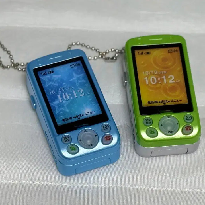 [BUNJANG] Sealed Slide Phone Gacha (Blue, Green) Bundle / 미개봉) 녹음이 되는 슬라이드 폰 가챠 블루, 그린 일괄