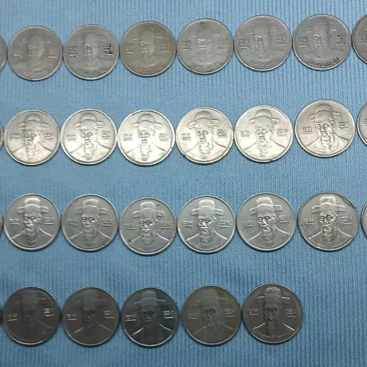 [BUNJANG] 1971-2009 Korean 100 Won Coin Collection (37 Varieties) / 1971~2009년 100원 동전 37종