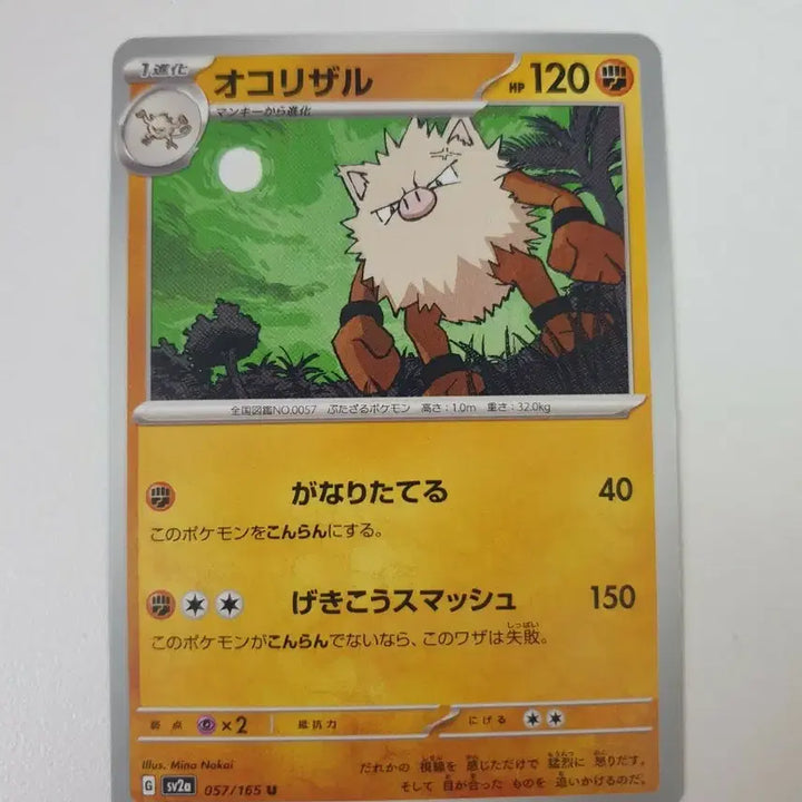[BUNJANG] Japanese Edition Infernape Pokémon Card / 일판/성원숭 포켓몬카드