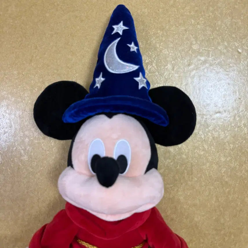 [BUNJANG] Disney Wizard Mickey Mouse Medium Plush / 디즈니 마법사 미키 인형 중형