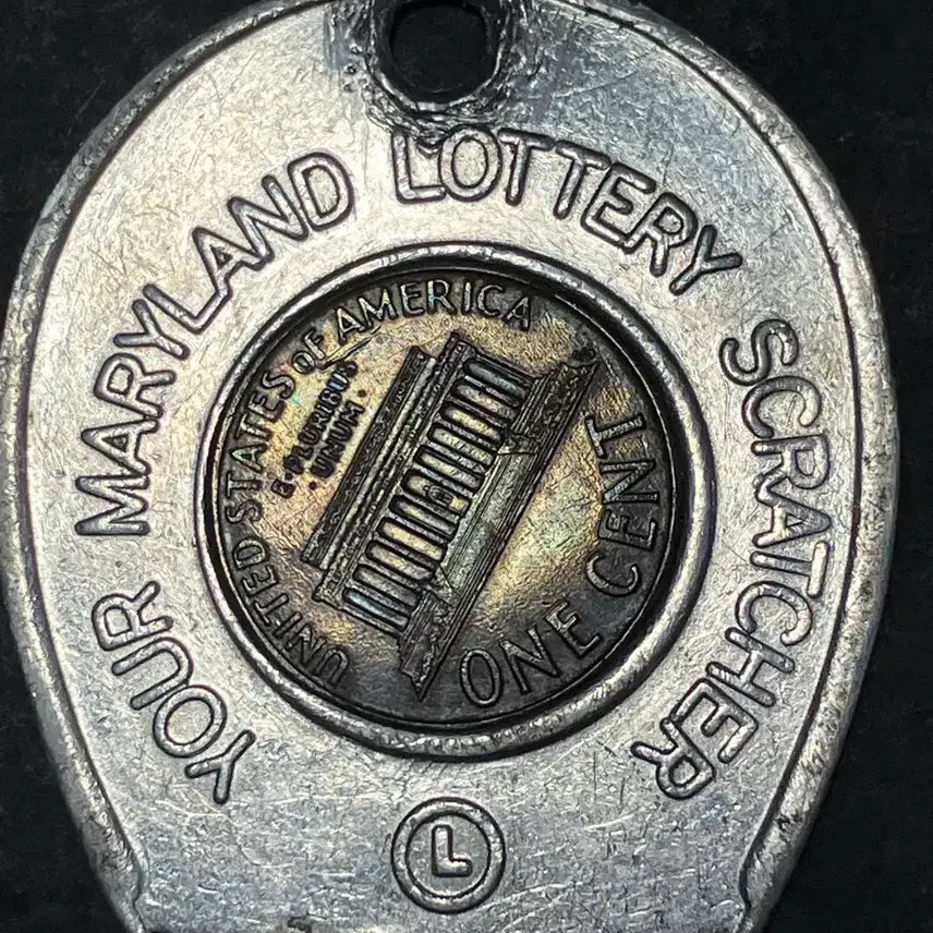 [BUNJANG] 1994 Maryland Lottery Lucky Horseshoe Token (Penny) / [미국 빈티지] 1994년 메릴랜드 복권 행운의 말발굽 토큰 (럭키페니