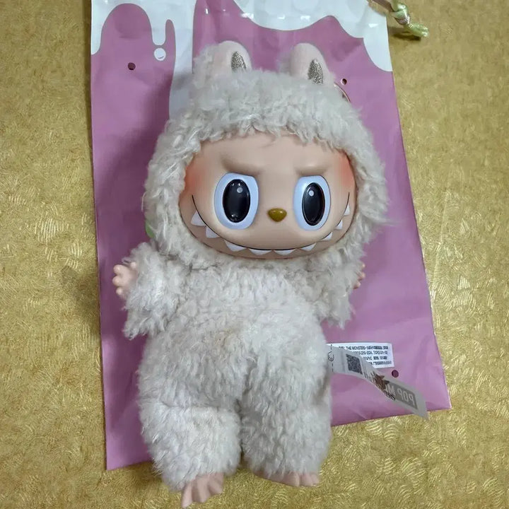 [BUNJANG] Labubu Macaron Soymilk Keychain / 라부부 마카롱 소이밀크 키링