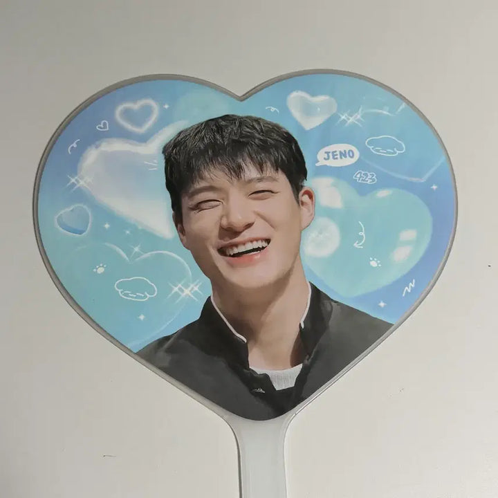 [BUNJANG] NCT Dream Jeno Heart Uchiwa Fan / 엔시티드림 제노 하트 우치와 양도