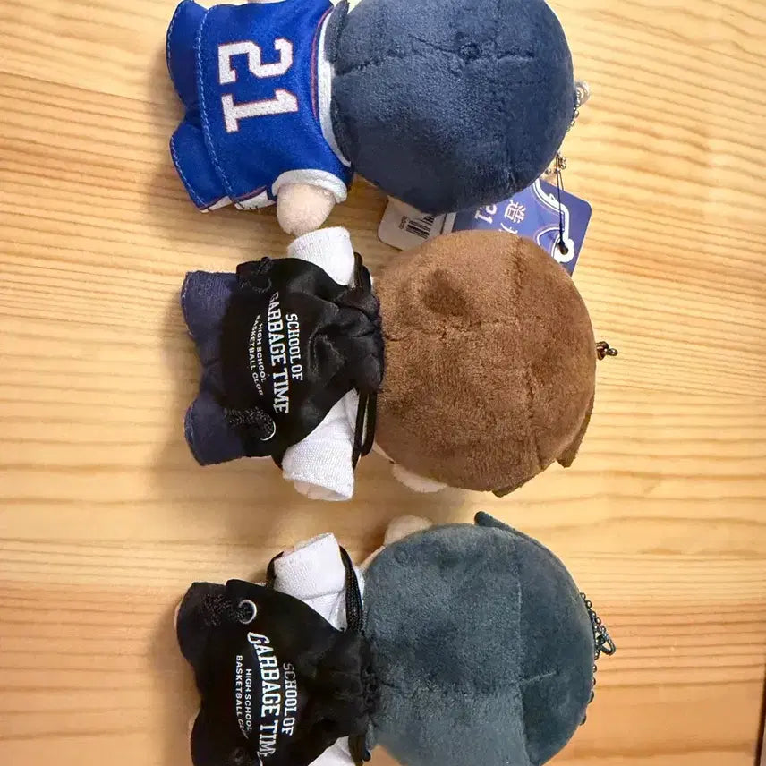 [BUNJANG] Garbage Time Figure Keychain Bundle Set (Byungchan, Jongsu, Sangho) / 가비지 타임 작뿡 인형 키링 병찬, 종수, 상호 일괄