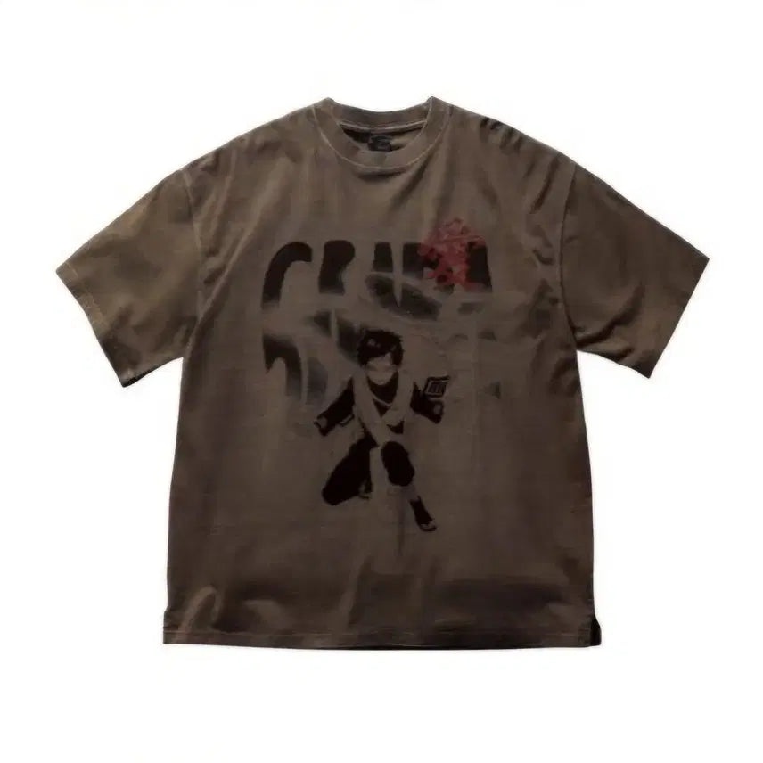 [BUNJANG] SPAO Naruto Gaara T-Shirt / 스파오 나루토 팝업 가아라 티셔츠