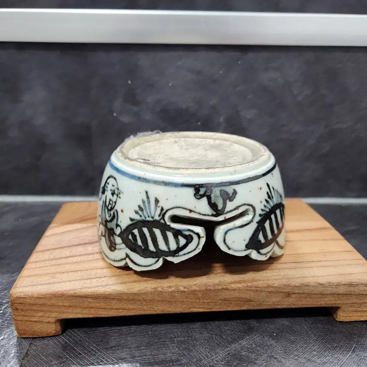 [BUNJANG] Ming Dynasty Chinese Porcelain Inkstone / 중국도자기 명말 먹청화 도자기 벼루 옥당가기